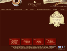 Tablet Screenshot of cafemozart.cz