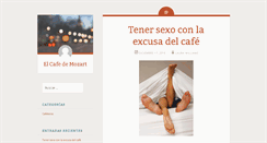 Desktop Screenshot of cafemozart.es