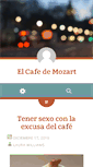 Mobile Screenshot of cafemozart.es
